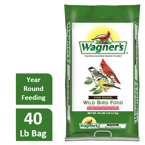 Wild Bird Seed - 40 Lb Bag of Red and White Milo