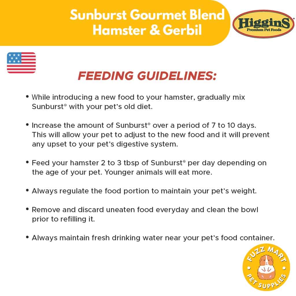 Higgins Sunburst Hamster and Gerbil Food Review