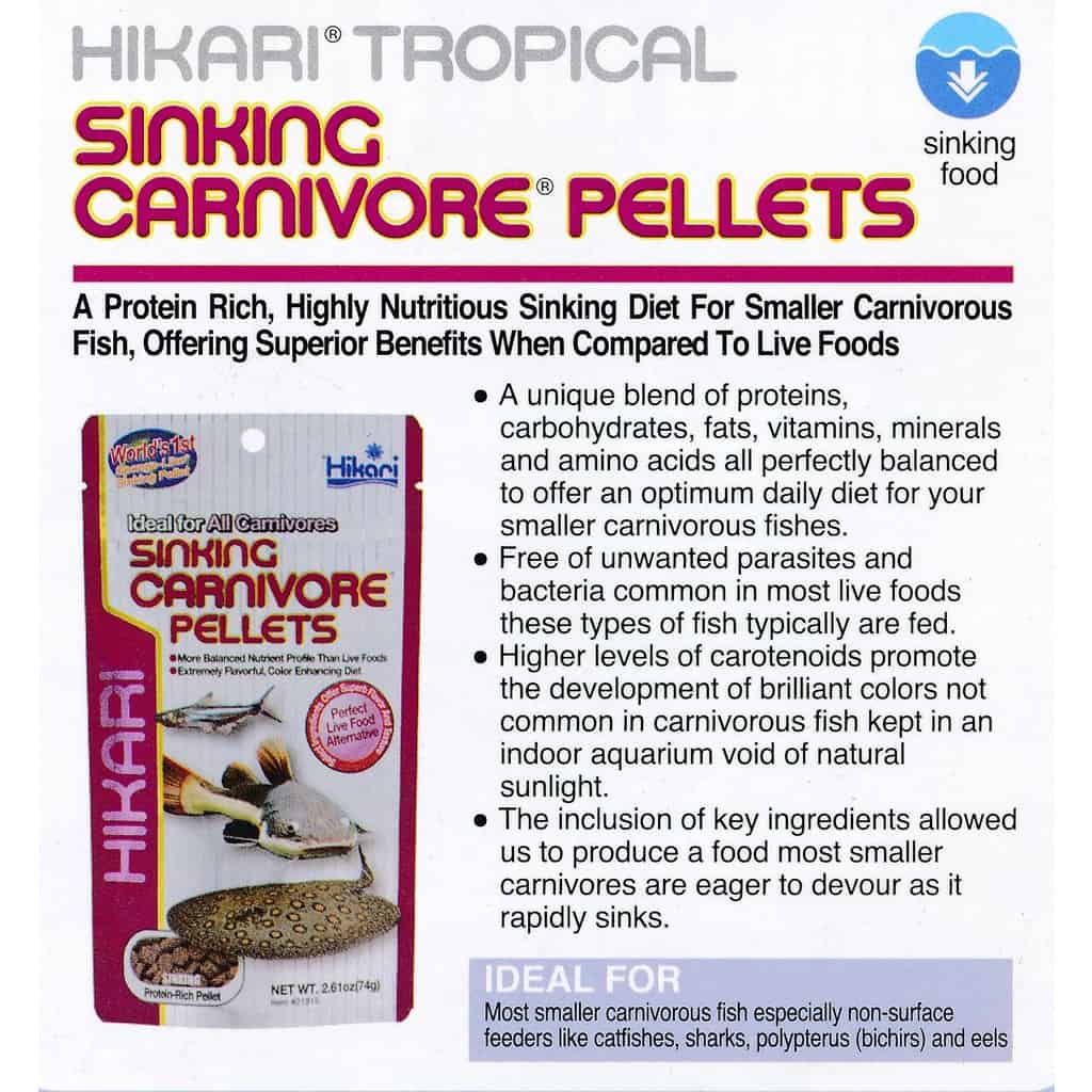 Hikari Tropical Sinking Carnivore Pellets
