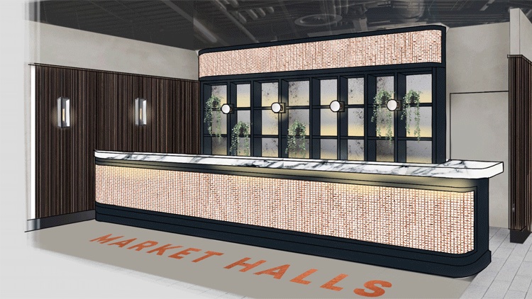 The New Food Hall at Canary Wharf