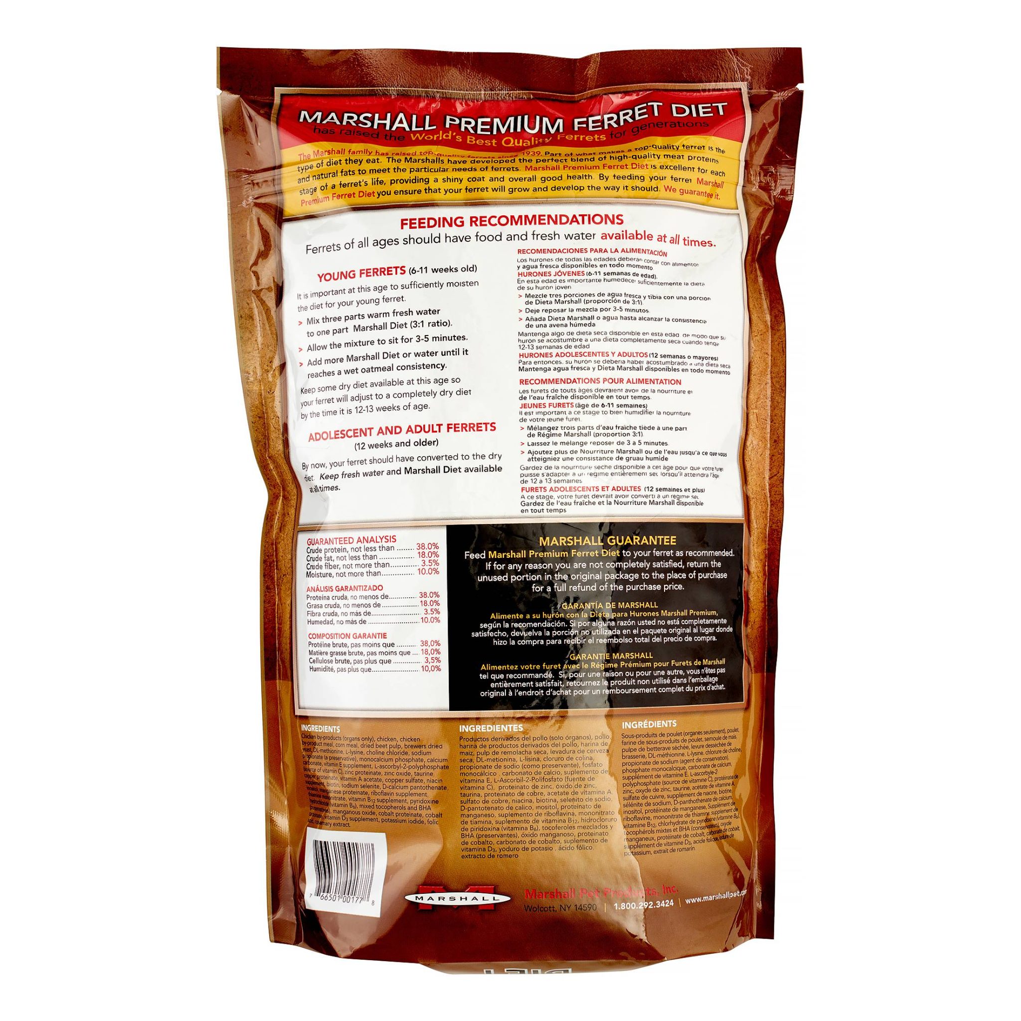 Marshall Ferret Food 35 Lb Pet Food Guide